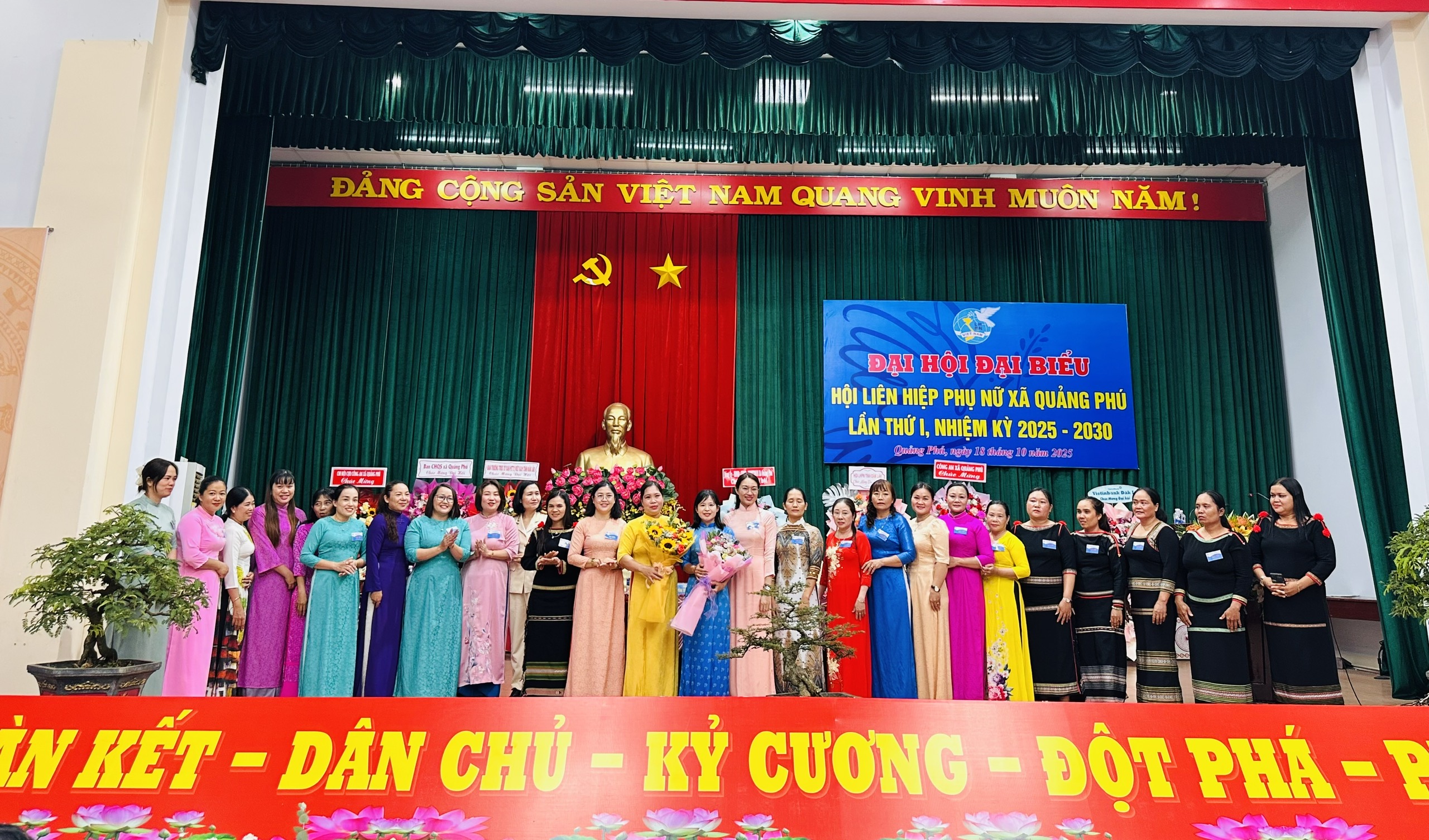 Hội LHPN xã Quảng Phú tổ chức thành công Đại hội đại biểu lần thứ I (nhiệm kỳ 2025-2030)
